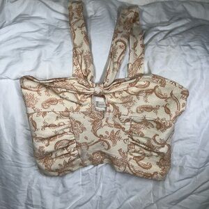 Urban Outfitters Paisley Crop Top